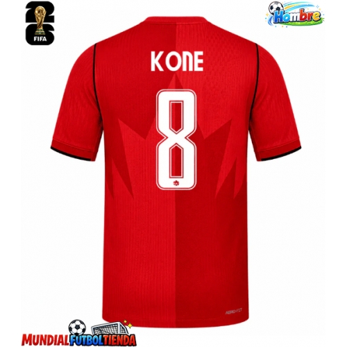 Camiseta Canadá Ismael Kone #8 Primera Equipación Replica Mundial 2026 mangas cortas